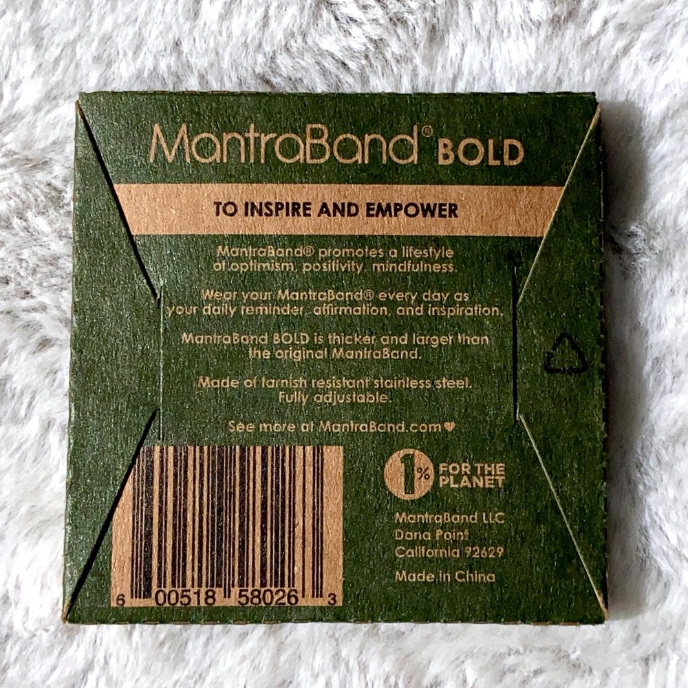 MantraBand Bold Bracelet: Peace Comes From Within - Picture 7 of 7